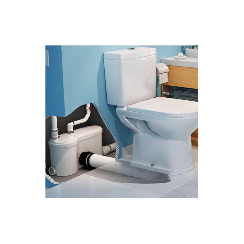 Sanigrind Pro – The best solution to install a full bathroom using a  conventional toilet |Saniflo