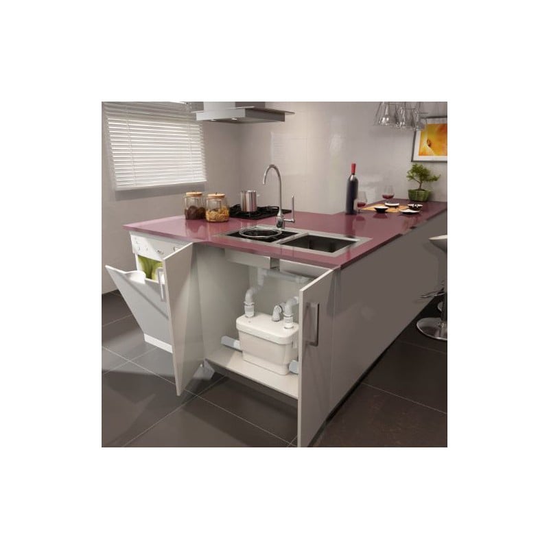 Kitchen Installation Saniflo, Installing Kitchen Sink In Basement