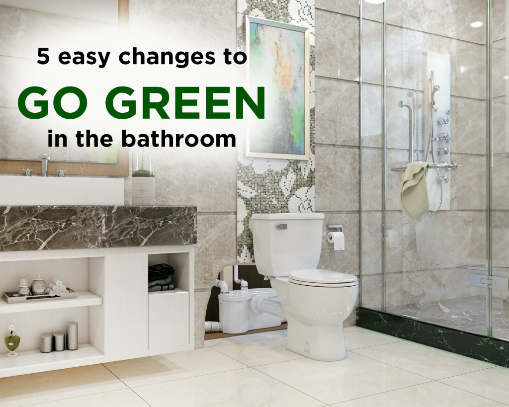 Five ways to go green in your bathroom