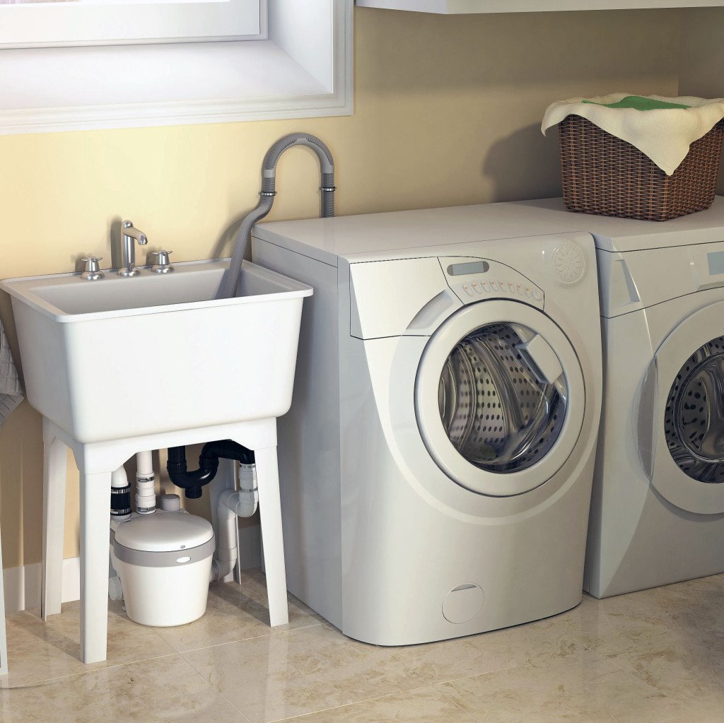 SANISPEED+ - install in laundry room or kitchen without the need
