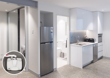 For Rent: Saniflo System Transforms Family Room into Studio Apartment!